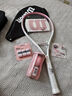 Wilson威尔胜女子轻量大拍面舒适粉白休闲网球拍BURN PINK   WR087910U2 实拍图