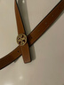 Tory Burch 汤丽柏琦【新年礼物】 MILLER金属皮带腰带TB 138935 黑色/金色 001 XS  (850mmx25mm) 晒单实拍图