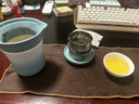膳魔师（THERMOS）茶旅套装户外露营旅行茶具便携办公保温茶壶茶杯礼物TCMU-200LC 【升级涂层内胆-热卖推荐】豆青 实拍图