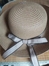 GLO-STORY沙滩帽女海边遮阳防晒大沿草帽小清新出游百搭太阳帽WMZ824172 实拍图