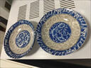 德蒂芙碗盘碟套装家用景德镇碗筷陶瓷器吃饭碗菜盘面汤碗鱼盘勺组合餐具 蓝青花2碗2盘2勺2筷 实拍图
