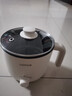 LOTOR电煮锅宿舍用小电锅迷你电炒锅多功能电热锅1-2人不锈钢一体锅煮面泡面 1.2L 白色不沾款 实拍图