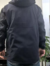 NBA CARES跑步运动套装男士春秋新款立领运动服秋冬季加绒开衫外套三件套 黑色上衣+黑色外套+黑裤 XL【建议120-135斤】 实拍图