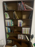 蔓斯菲尔（MSFE） 书架简约落地收纳多功能大容量省空间储物架多层置物书架柜子 实惠纤维板>100x24x180CM胡桃色 实拍图