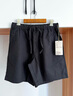 无印良品（MUJI）女式 水洗 平纹 短裤女夏 裤子 休闲短裤 多巴胺纯棉全棉BEC27A3S 黑色 L 165/70A 实拍图