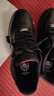 Kappa卡帕男鞋板鞋男冬季新款鞋子男女同款情侣运动鞋厚底减震休闲鞋男 黑武士 42 实拍图