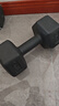 华亚（HUAYA） 哑铃环保包胶六角手铃男士家用健身器材 8KG 一对（4KG*2只） 实拍图
