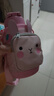 杯具熊（BEDDYBEAR）四叶草儿童保温杯四盖三用吸管水杯316不锈钢学生杯子630ML可爱兔 实拍图