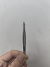 镊子不锈钢拔毛小镊子拔胡子汗毛拔头发拔眉毛夹眉夹子贴假睫毛 平口夹2支 实拍图