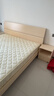 全友家居 双人大床家用高脚床板式床现代简约原木风主卧室床1.8x2米 实拍图