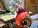 婚恋倾城灯笼元旦新年装饰春节儿童手工diy材料金鱼灯笼手提锦鲤花灯宫灯 实拍图