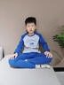 浪莎（LangSha）儿童保暖内衣套装男童女童纯棉青少年秋衣秋裤秋冬季宝宝睡衣家居 小帆船 160 建议身高145-155cm 实拍图