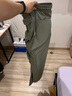 名创优品弯刀裤男宽松显瘦休闲裤子男夏季透气薄款网孔潮流男裤Z 浅绿 XL 实拍图