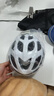 永久骑行头盔自行车头盔破风安全头盔一体成型户外运动骑行装备男女 多孔破风版-白色【230g盒装】 均码【适合头围57-63cm】 实拍图
