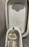 iuu婴儿洗澡盆 可折叠宝宝浴盆大号 洗澡神器躺托浴架新生儿童用品 【北欧灰】+调节浴架+浴垫+浴网 材质：FAD食品级材质检测认证 实拍图