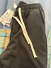 NASA GISS休闲裤男宽松直筒阔腿裤潮流长裤子 黑色直筒常规 (185/88A)2XL 实拍图