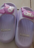 猪爸爸儿童拖鞋女童夏季2025新款室内防滑6-12岁三丽鸥宝宝亲子拖鞋紫17 实拍图