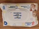 强生护肤湿巾 娇嫩倍护棉柔质感新生儿童宝宝口手湿纸巾家庭装正品 护肤湿巾 80抽 5包 实拍图