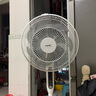 美的（Midea）电风扇 家用风扇落地扇 立式轻音节能强风电扇 宿舍降温循环柔风自然风桌面 【7叶落地摇控-升级强风】高性价比SAC35BR 实拍图