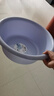 茶花（CHAHUA）塑料盆洗脸盆加厚加深家用加深学生宿舍洗衣服盆子洗脚盆塑料盆 1个装【39cm紫色】 加厚加深 实拍图