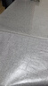 无印良品餐桌布防水防烫桌布纯色台布茶几布长方形书桌盖布140*180素灰 实拍图