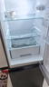 美菱（MeiLing）小冰箱177/185两门二门双开门家用冷藏冷冻小型冰箱双门节能迷你宿舍租房用大容量保鲜冰箱 BCD-185LCD灰色 实拍图