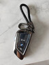 沃霆适用宝马汽车x5钥匙套5系530车x3x7x1男3系i3壳7系合金壳钥匙包扣 A款-枪色+透明款（配绳扣） 实拍图