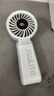 几素手持小风扇便携式可折叠小型高速节能风扇户外随身挂脖大风力办公室桌面风扇充电手拿小电扇 【灰5000mAh】高速节能+折叠挂脖 实拍图