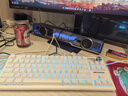 狼途LT84机械键盘客制化键盘有线/三模无线电竞游戏键盘平板电脑笔记本办公键盘/键鼠套装全键热插拔 白色冰蓝【有线Logo屏】红轴+G3有线鼠标 实拍图