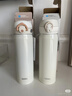 膳魔师（THERMOS）保温杯男女不锈钢水杯子大容量保冷防漏弹盖学生520礼物JNL系列 珍珠白(502-PRW)500ml 500ml 实拍图