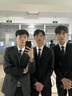 卡度顿西服套装男三件套职业商务小西装正装外套男修身新郎伴结婚礼服 黑色双扣【西服+西裤+衬衫】 XL 【116-126斤】+8件礼品 实拍图