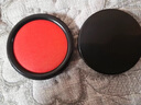 得力（deli）秒干印台套装红色印尼盒财务会计盖章快干印泥速干按手印指纹圆形印章印油办公用品 红色圆形印台 实拍图