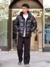 高梵黑金鹅绒服先锋5.0五格男士羽绒服休闲潮流面包服 黑色 XL 实拍图