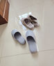 MUJI男女通用 水洗棉厚底拖鞋 无性别 男鞋女鞋 前开/藏青色条纹 5S 26 cm/L/42码（2.0） 实拍图
