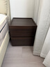 全友家居意式极简网红创意床头柜卧室斗柜家用矮柜储物置物柜政府补贴 40cm|胡桃色*2|床头柜 实拍图