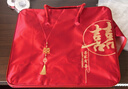 百草园结婚陪嫁收纳袋婚庆四件套红色喜被装棉被的包装袋子吾家有喜大号 实拍图