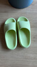 朴西小鲨鱼软底儿童凉拖鞋男童宝宝洗澡防滑家居室内拖鞋女童 苔藓绿 实拍图