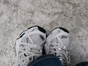 图瓦西厚底老爹鞋女2025秋季新款灰色港风小个子增高休闲透气运动鞋 灰蓝色 37 (235mm) 实拍图