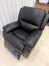 芝华仕（CHEERS）头等舱智能椅真皮沙发单人电动功能芝华士全明星实力单椅K135黑电 实拍图