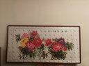 迅典国画富贵牡丹挂画餐厅客厅装饰画纯手绘真迹字画沙发背景墙画壁画 富贵花开 实木带框83*163厘米 实拍图