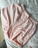 京东京造【凉感抑菌】新疆长绒棉凉感睡衣女夏季短袖家居服套装 粉色L 实拍图