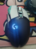 罗技（G）G502 HERO主宰者有线电竞游戏鼠标 机械配重 RGB背光可编程宏鼠标 25600dpi吃鸡CF LOL CSGO 鼠标 G502H-孔雀绿贴纸+ 鼠标垫 实拍图