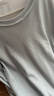 迪卡侬速干t恤男夏季半袖宽松透气浅灰色L-4681379 实拍图