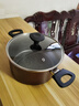 爱仕达（ASD）汤锅晶石不粘煮锅炫彩双耳小奶锅炖汤煮面锅22CM燃气电磁炉通用A7 实拍图