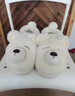 安尚芬包跟棉拖鞋女士冬季室内家居2025新款可爱防滑保暖毛绒棉鞋男外穿 白色 36-37 适合35-36【内长220mm】 实拍图