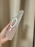 米弗希 适用苹果17手机壳新款粉色iphone16promax磨砂磁吸16pro高级感15全包防摔14透明13超薄保护壳男女 【透白色】超薄磁吸-磨砂硬壳 iPhone 17 实拍图