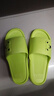 惠夫人拖鞋女夏季居家室内厚底情侣男家居拖洗澡防滑浴室软底家用凉拖鞋 侧边熊 绿色 40-41 (适合39-40码)女 实拍图