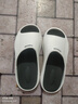 利达妮（TZLDN）踩屎感拖鞋男士夏季外穿厚底居家用浴室洗澡防滑运动户外凉拖鞋男 黯日白黑 【店长推荐】 42-43 【标准码】 实拍图