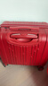 爱华仕行李箱18寸可登机轻便拉杆箱男小尺寸免托运旅行箱女商务密码箱 磨砂版红色 18英寸 可登机 实拍图