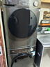 美的（Midea）洗烘套装 10KG滚筒洗衣机全自动+变频热泵烘干机家用烘衣服 1.1洗净比 MG100V36T+VH36T 国家补贴 实拍图